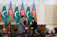 Azərbaycan ilə Pakistan arasında imzalanmış sənədlərin mübadiləsi mərasimi olub (YENİLƏNİB) (FOTO/VİDEO)