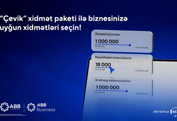ABB-dən biznes sahibləri üçün “Çevik” fürsət