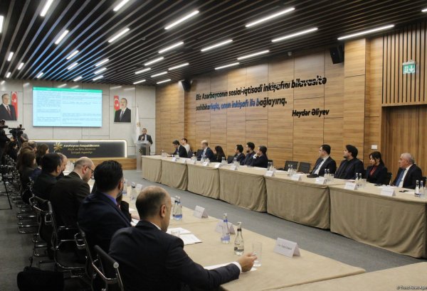 ESG üzrə Yol Xəritəsinin təqdimatı və bu sahədə fərqlənənlərin mükafatlandırılması olub (FOTO)