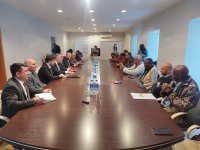 Mətbuat Şurasında Fransa əsarətindəki müstəmləkələrdən gələn media nümayəndələri ilə görüş keçirilib (FOTO)