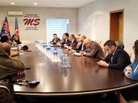 Mətbuat Şurasında Fransa əsarətindəki müstəmləkələrdən gələn media nümayəndələri ilə görüş keçirilib (FOTO)