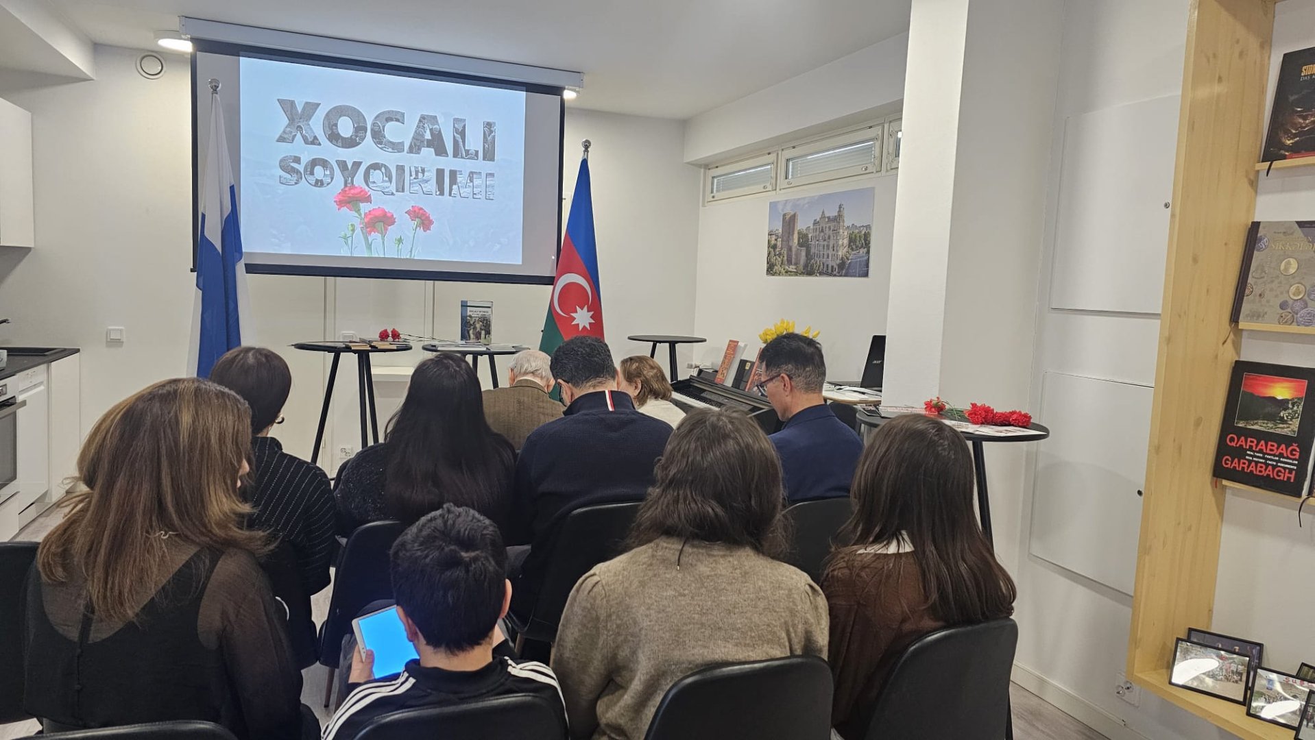 Helsinkidə Xocalı faciəsi qurbanları anılıb (FOTO)