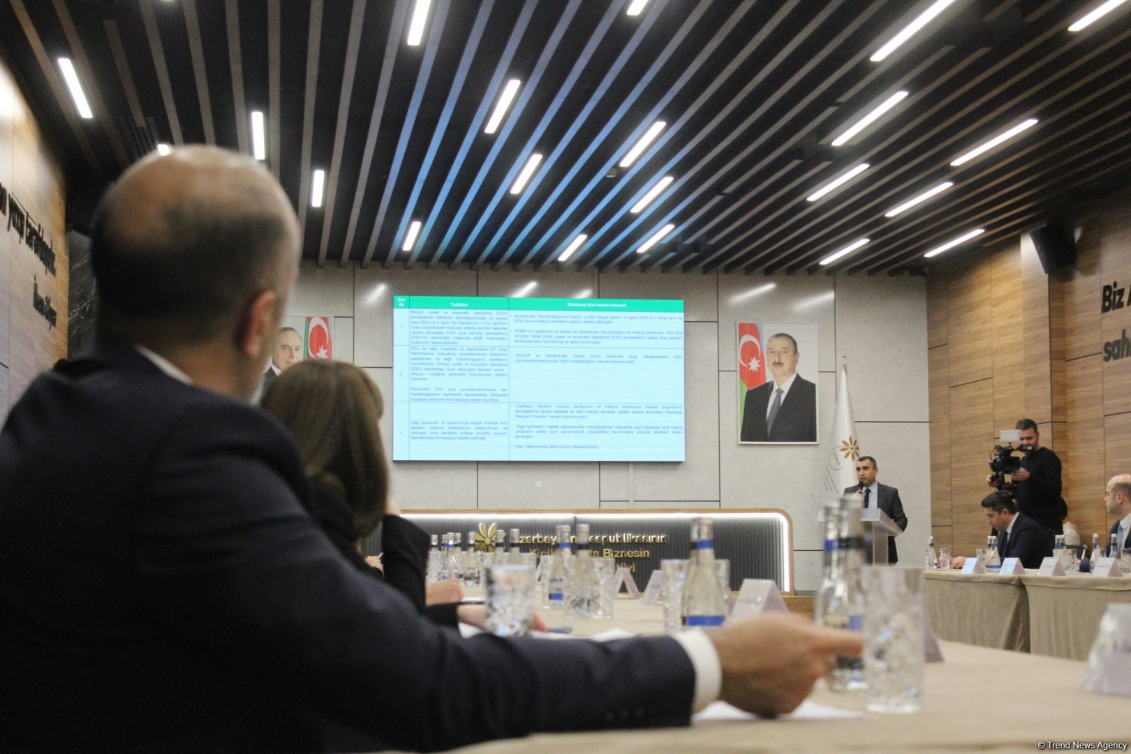 ESG üzrə Yol Xəritəsinin təqdimatı və bu sahədə fərqlənənlərin mükafatlandırılması olub (FOTO)