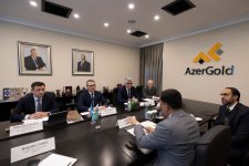 “AzerGold” QSC-də Pakistanın “Frontier Works Organization” şirkətinin nümayəndə heyəti ilə görüş keçirilib (FOTO)