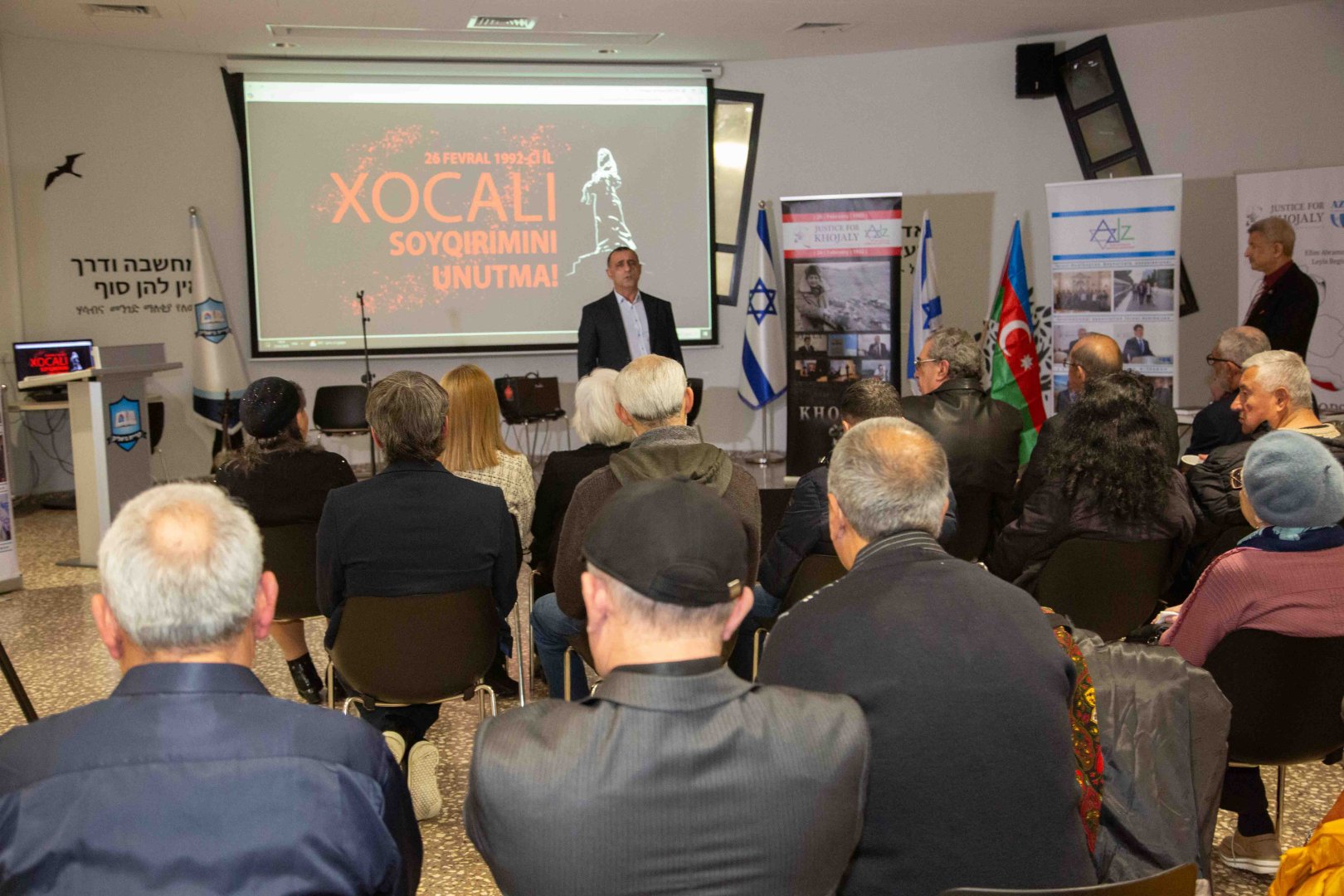 İsrailin Kiryat Bialik şəhərində Xocalı soyqırımı qurbanları anılıb (FOTO)