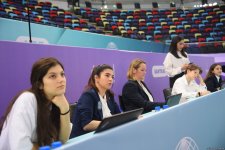 Milli Gimnastika Arenasında Bakı çempionatı və ölkə birinciliyi start götürüb (FOTO)