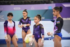 Milli Gimnastika Arenasında Bakı çempionatı və ölkə birinciliyi start götürüb (FOTO)