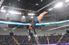 Milli Gimnastika Arenasında Bakı çempionatı və ölkə birinciliyi start götürüb (FOTO)