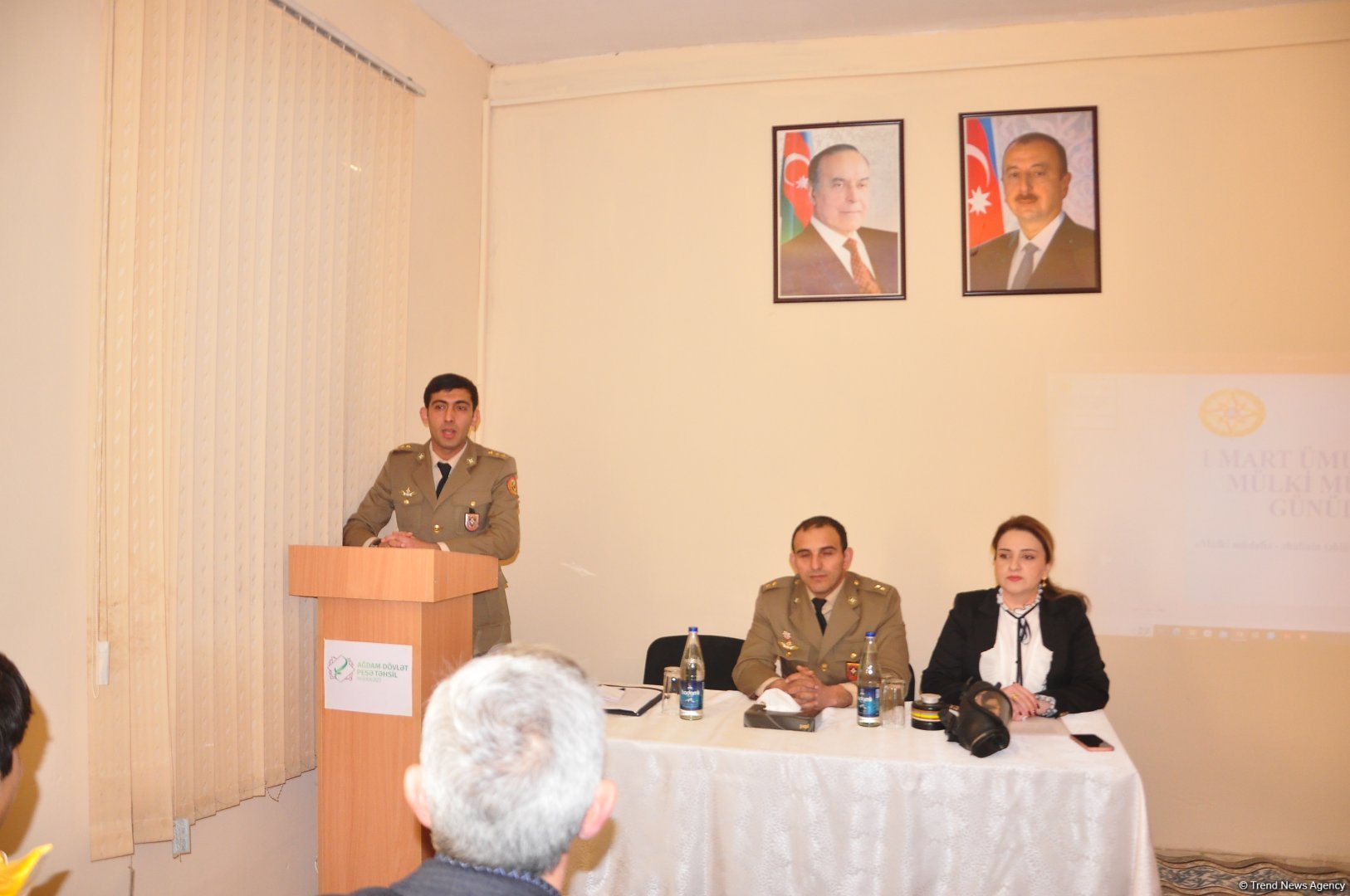 Ağdamda fövqəladə hadisələr zamanı davranış qaydaları ilə bağlı tədbir olub (FOTO)