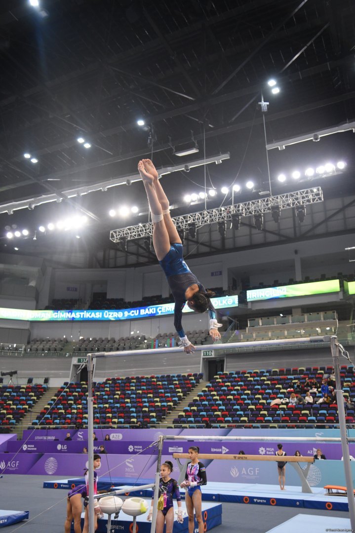 Milli Gimnastika Arenasında Bakı çempionatı və ölkə birinciliyi start götürüb (FOTO)