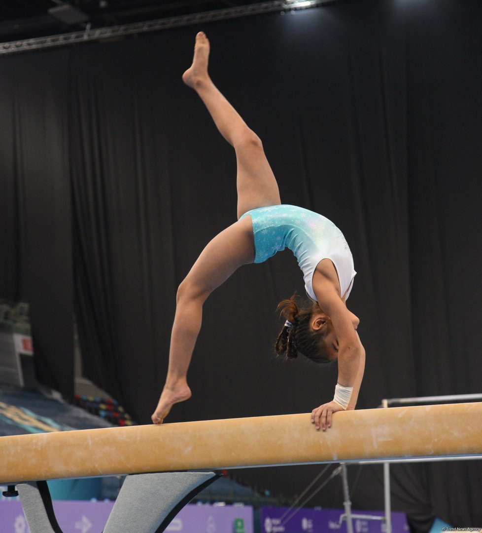 Milli Gimnastika Arenasında Bakı çempionatı və ölkə birinciliyi start götürüb (FOTO)