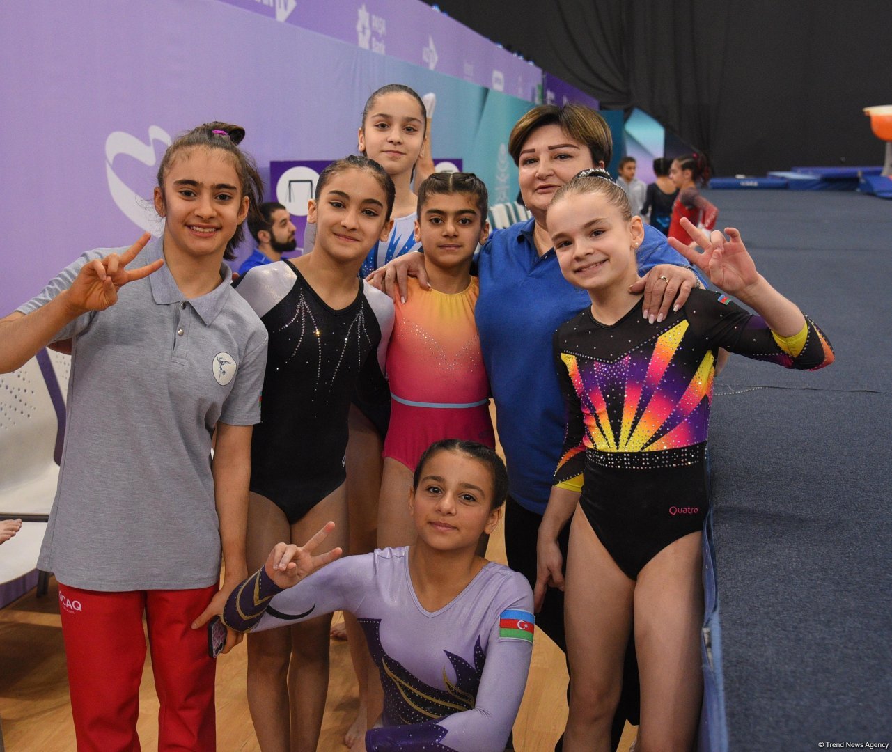 Milli Gimnastika Arenasında Bakı çempionatı və ölkə birinciliyi start götürüb (FOTO)