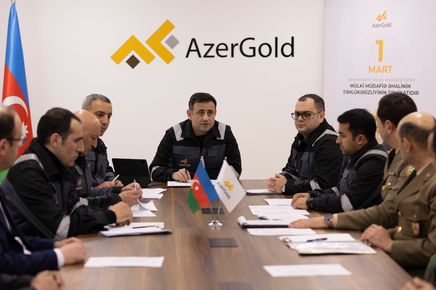 “AzerGold” QSC Daşkəsəndə Ümumdünya Mülki Müdafiə Gününə həsr olunmuş tədbir keçirib (FOTO)