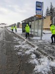 Bakıda qar təmizliyi FOTOLARDA