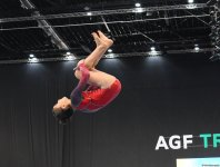 Milli Gimnastika Arenasında gimnastika yarışları davam edir (FOTO)