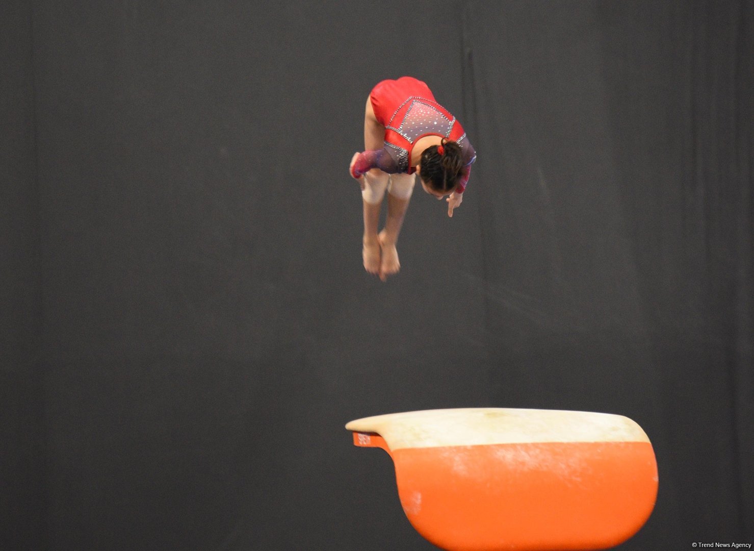 Milli Gimnastika Arenasında gimnastika yarışları davam edir (FOTO)