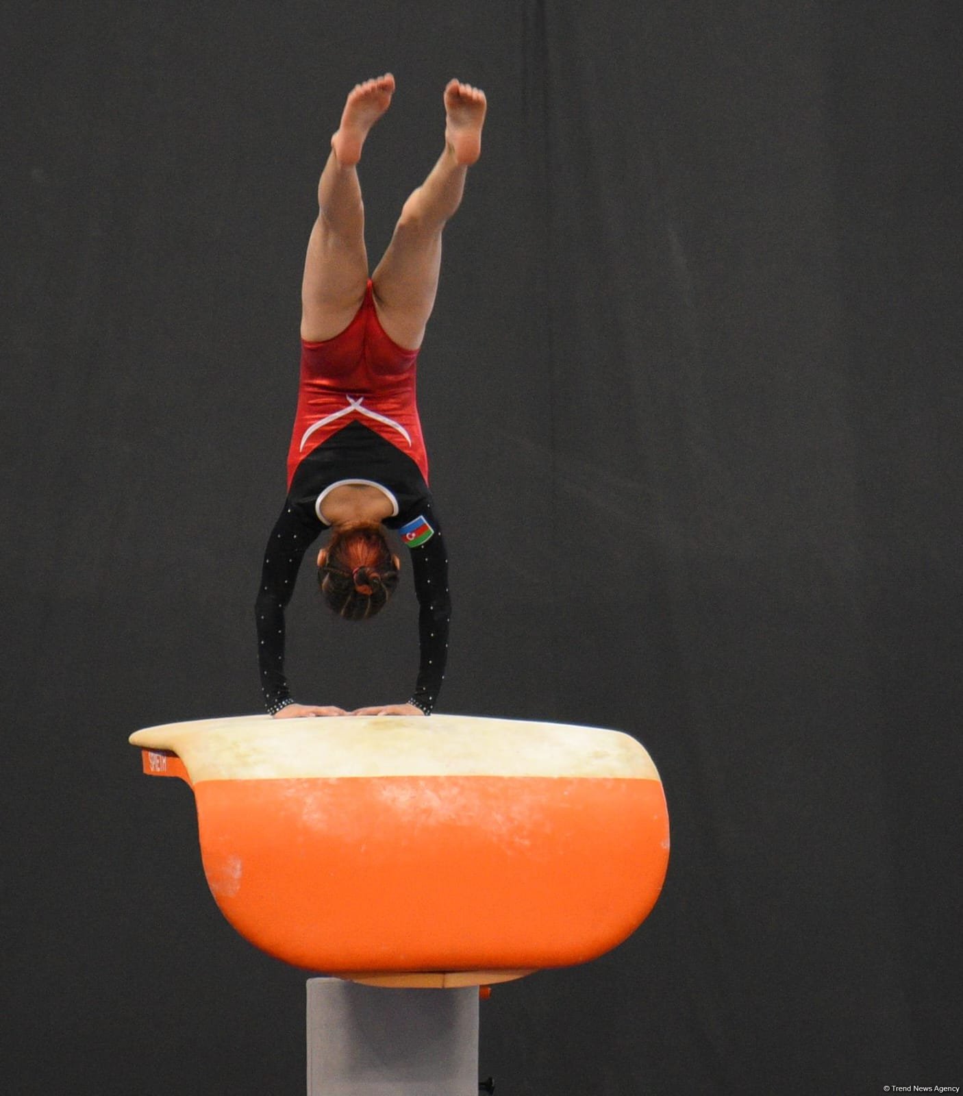 Milli Gimnastika Arenasında gimnastika yarışları davam edir (FOTO)