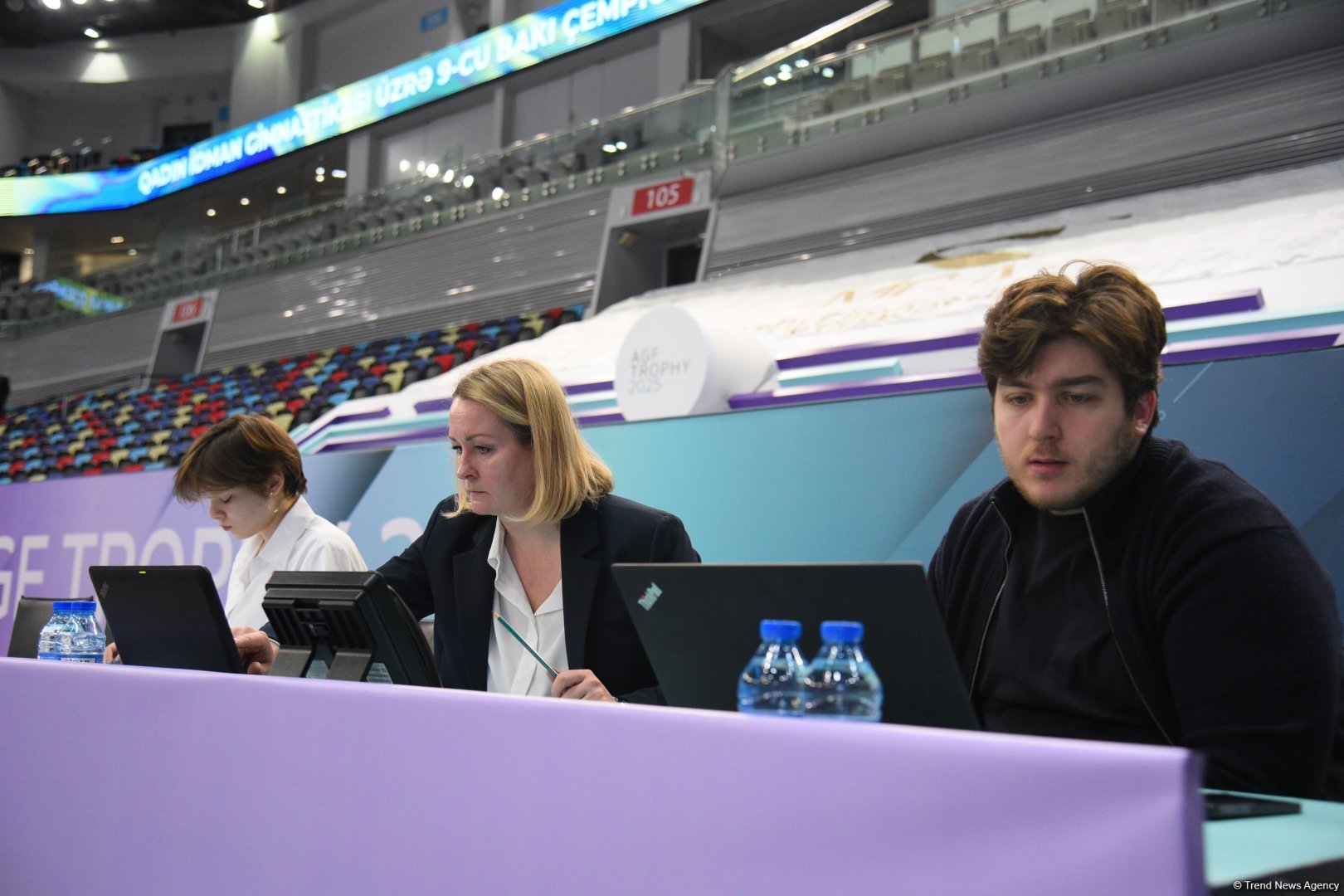 Milli Gimnastika Arenasında gimnastika yarışları davam edir (FOTO)