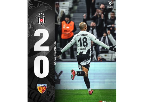 "Beşiktaş" doğma meydanda qələbə qazanıb - Türkiyə Superliqası