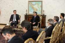 Azərbaycan və İran parlamentlərarası əlaqələri müzakirə edib (FOTO)