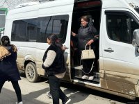 İlk köç karvanı Ağdərənin Həsənriz kəndinə çatıb (FOTO) (ƏLAVƏ EDİLİB)