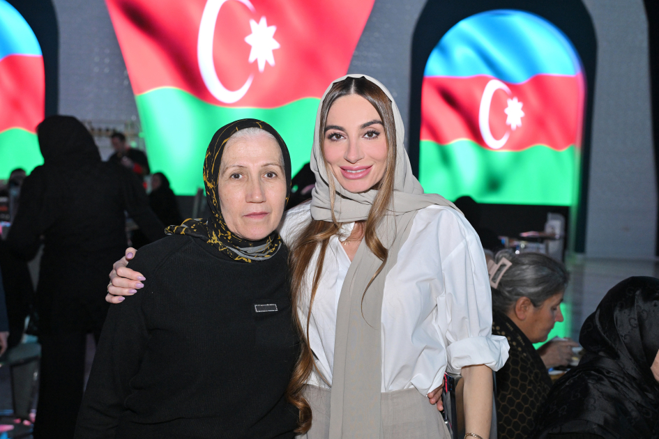 Arzu Əliyeva şəhid anaları ilə birgə iftar məclisində iştirak edib (FOTO)