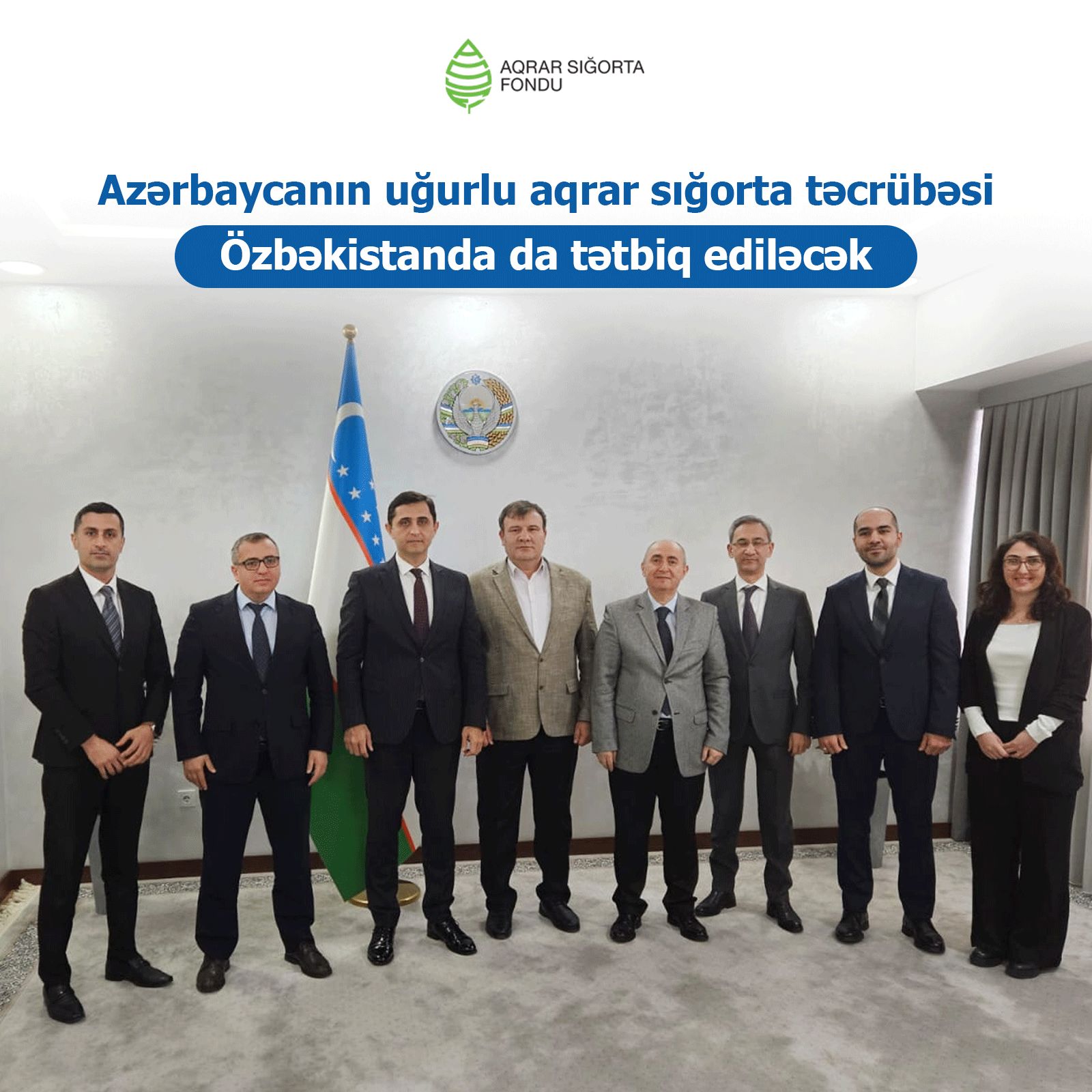 Azərbaycanın uğurlu aqrar sığorta təcrübəsi Özbəkistanda da tətbiq ediləcək (FOTO)