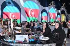 Arzu Əliyeva şəhid anaları ilə birgə iftar məclisində iştirak edib (FOTO)