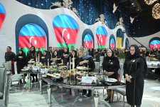 Arzu Əliyeva şəhid anaları ilə birgə iftar məclisində iştirak edib (FOTO)