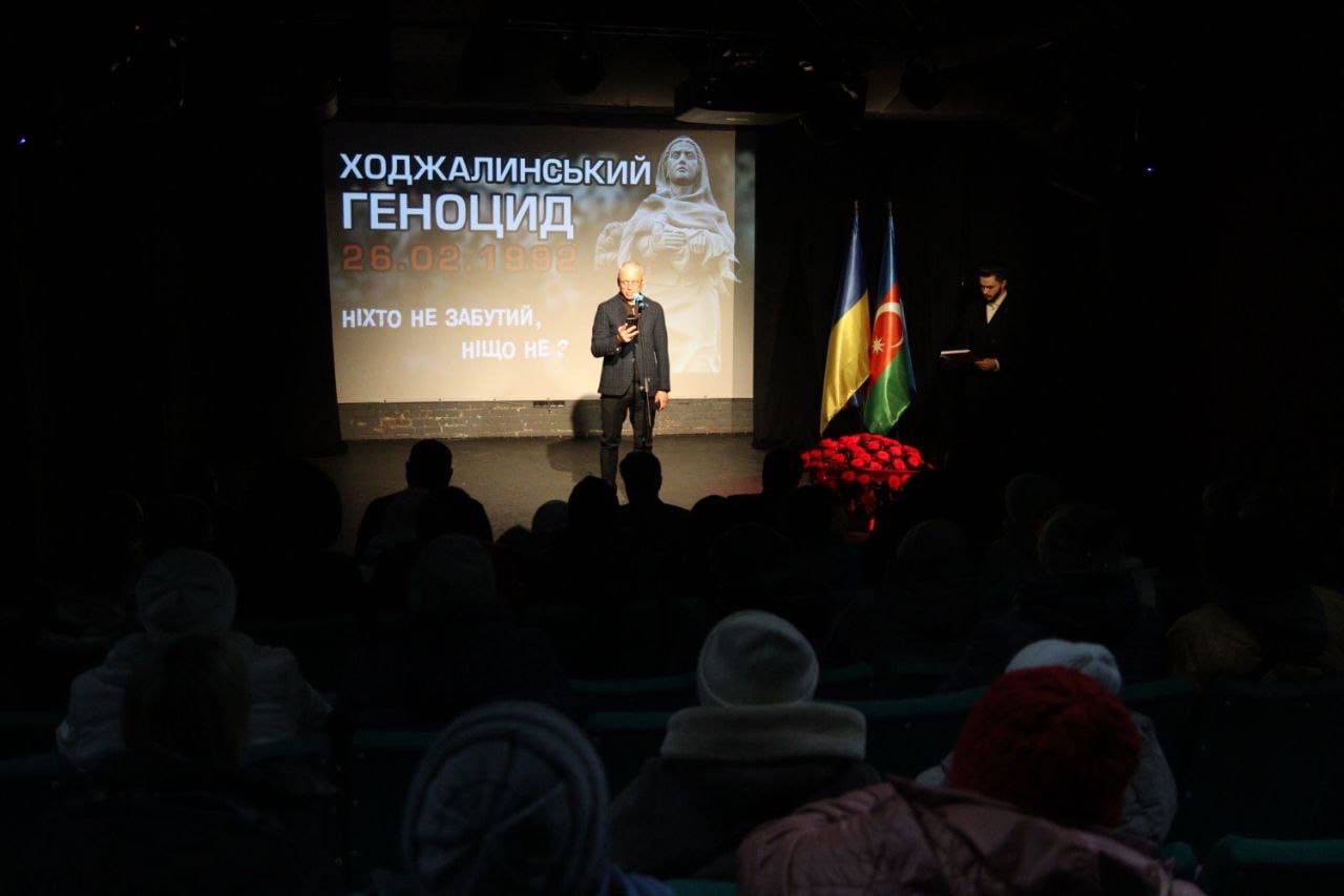 Ukraynada Xocalı soyqırımının qurbanları yad edilib (FOTO)