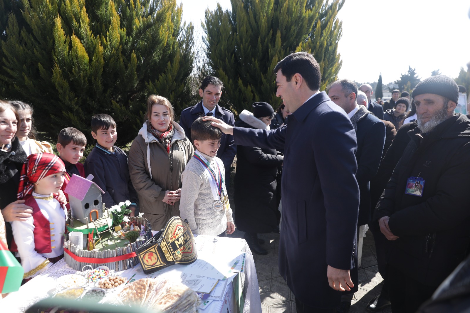 Xaçmazın Yalama kəndində od çərşənbəsi qeyd olunub (FOTO)