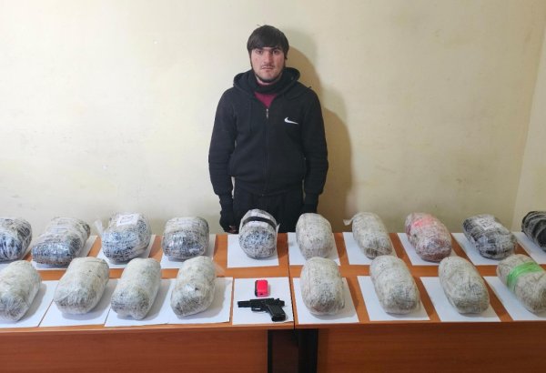 Azərbaycana külli miqdarda narkotik vasitəni keçirməyə cəhd edən şəxslər saxlanılıb (FOTO)