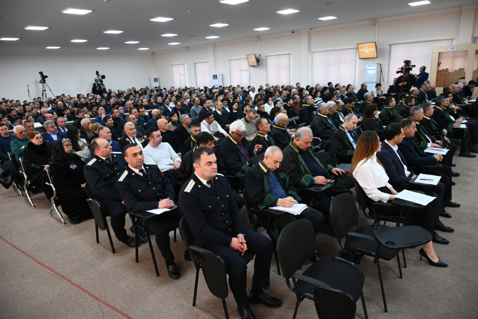 Erməniəsilli şəxslərin məhkəməsində sənədlərin tədqiqi mərhələsi başlayıb (FOTO)