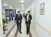 Birinci vitse-prezident Mehriban Əliyeva Gəncə Şəhər Birləşmiş Xəstəxanasının Perinatal Mərkəzində olub (FOTO/VİDEO)