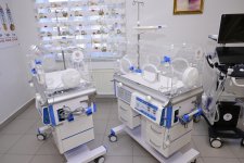 Birinci vitse-prezident Mehriban Əliyeva Gəncə Şəhər Birləşmiş Xəstəxanasının Perinatal Mərkəzində olub (FOTO/VİDEO)