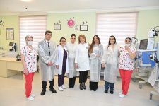 Birinci vitse-prezident Mehriban Əliyeva Gəncə Şəhər Birləşmiş Xəstəxanasının Perinatal Mərkəzində olub (FOTO/VİDEO)