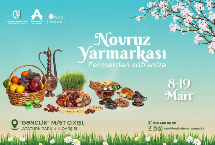 Bakıda “Kənddən Şəhərə” Novruz yarmarkası təşkil olunacaq