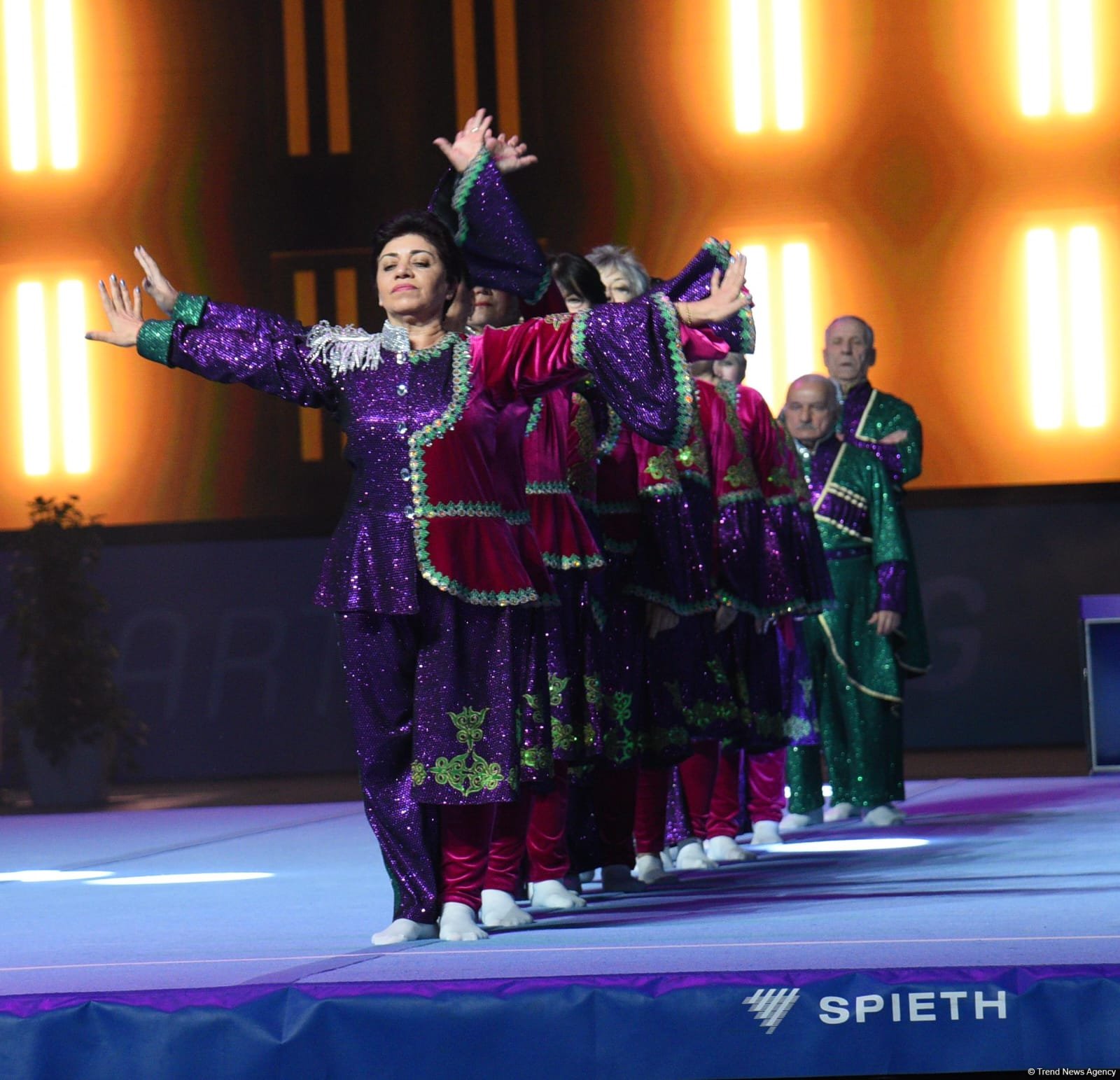 Bakıda idman gimnastikası üzrə Dünya Kubokunun açılış mərasimi keçirilib (FOTO)