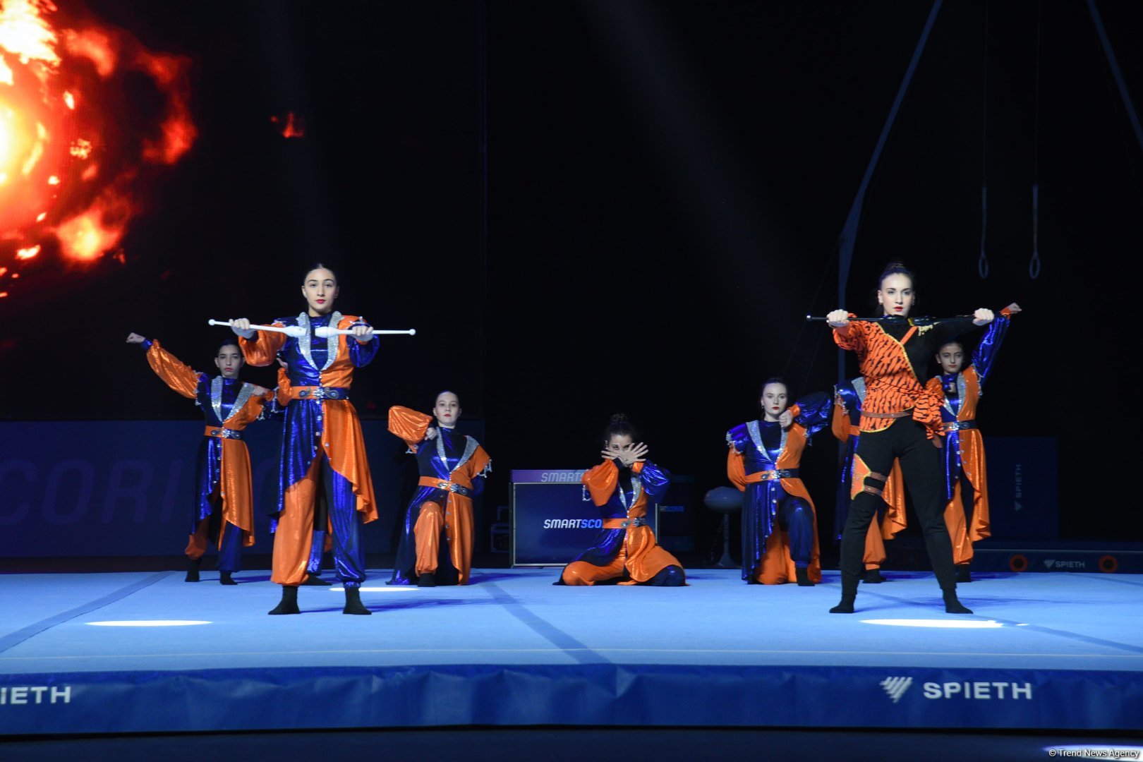 Bakıda idman gimnastikası üzrə Dünya Kubokunun açılış mərasimi keçirilib (FOTO)