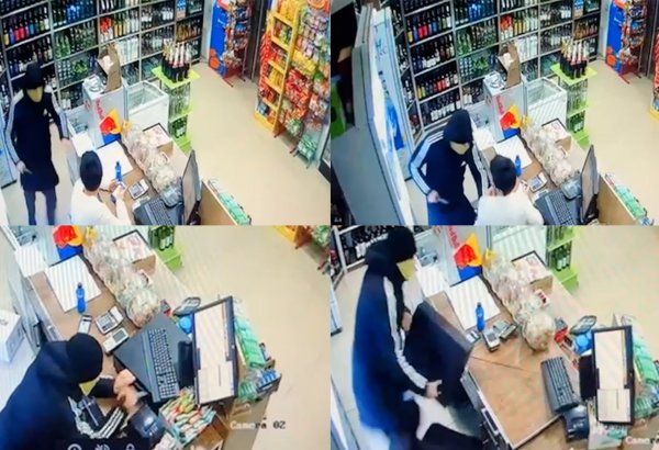Bakıda satıcını bıçaqla hədələyib kassa aparatını ələ keçirən şəxs saxlanıldı (FOTO/VİDEO)