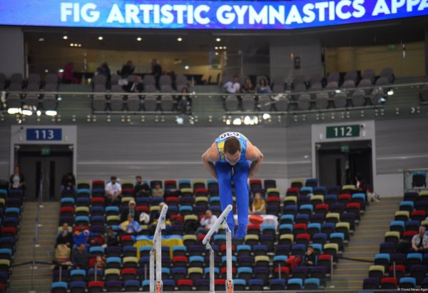 Bakıda idman gimnastikası üzrə Dünya Kubokunun final günü start götürüb (FOTO)