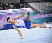 Bakıda idman gimnastikası üzrə Dünya Kubokunun final günü start götürüb (FOTO)