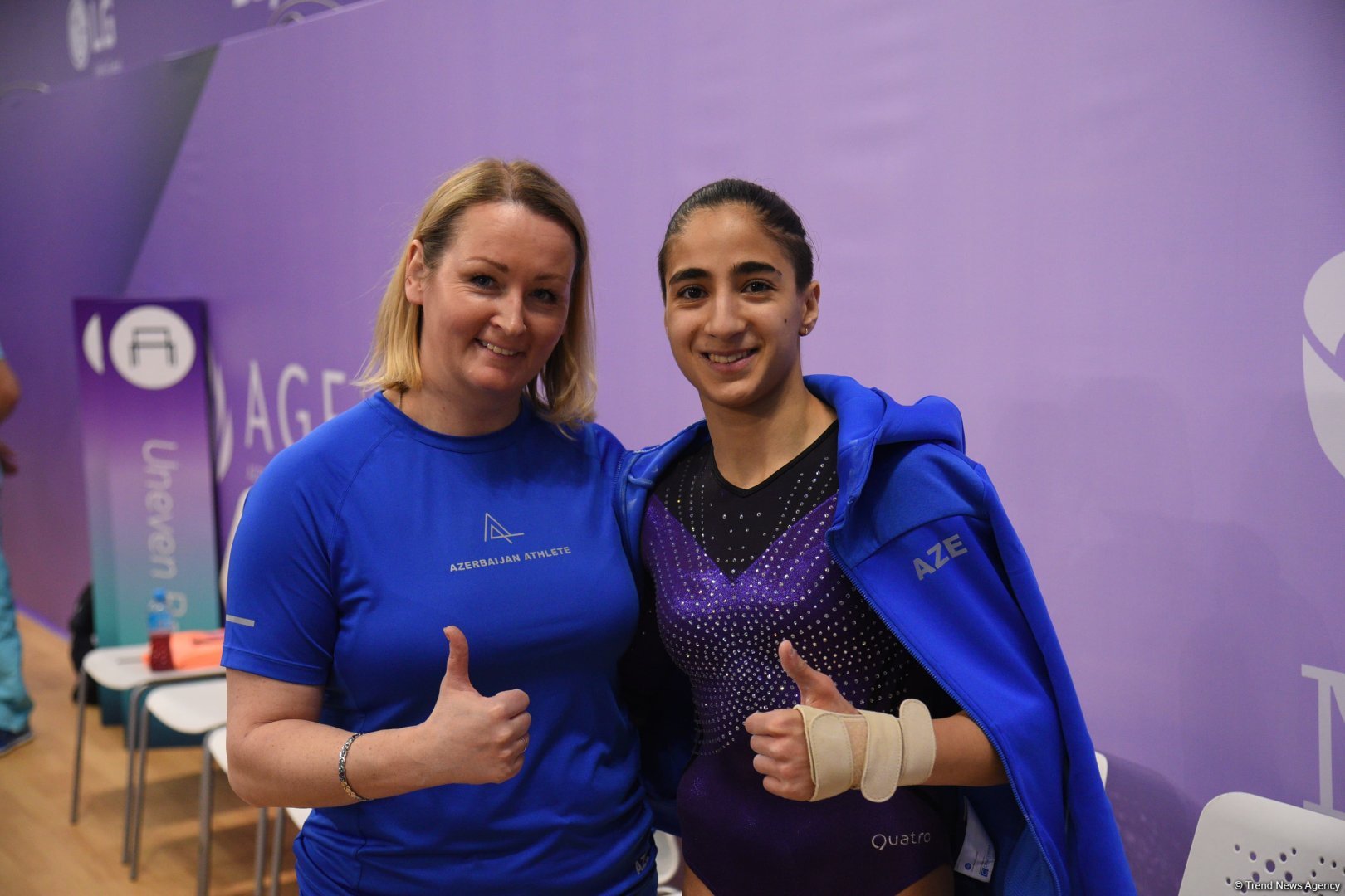 Bakıda idman gimnastikası üzrə Dünya Kubokunun final günü start götürüb (FOTO)