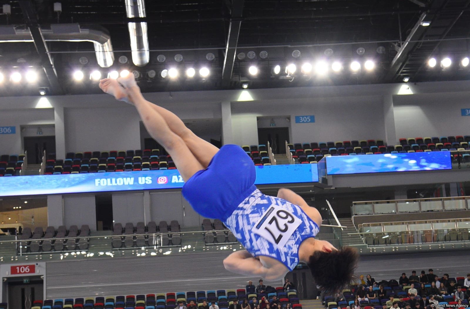 Bakıda idman gimnastikası üzrə Dünya Kubokunun final günü start götürüb (FOTO)