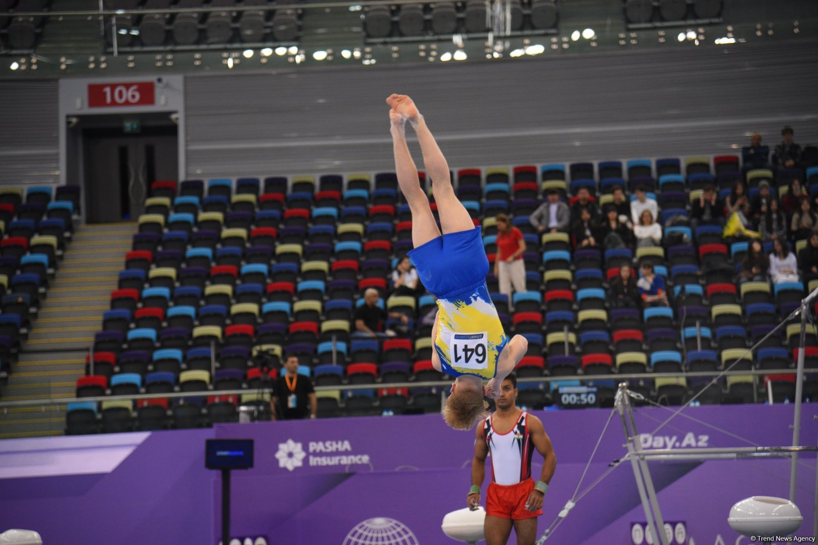 Bakıda idman gimnastikası üzrə Dünya Kubokunun final günü start götürüb (FOTO)