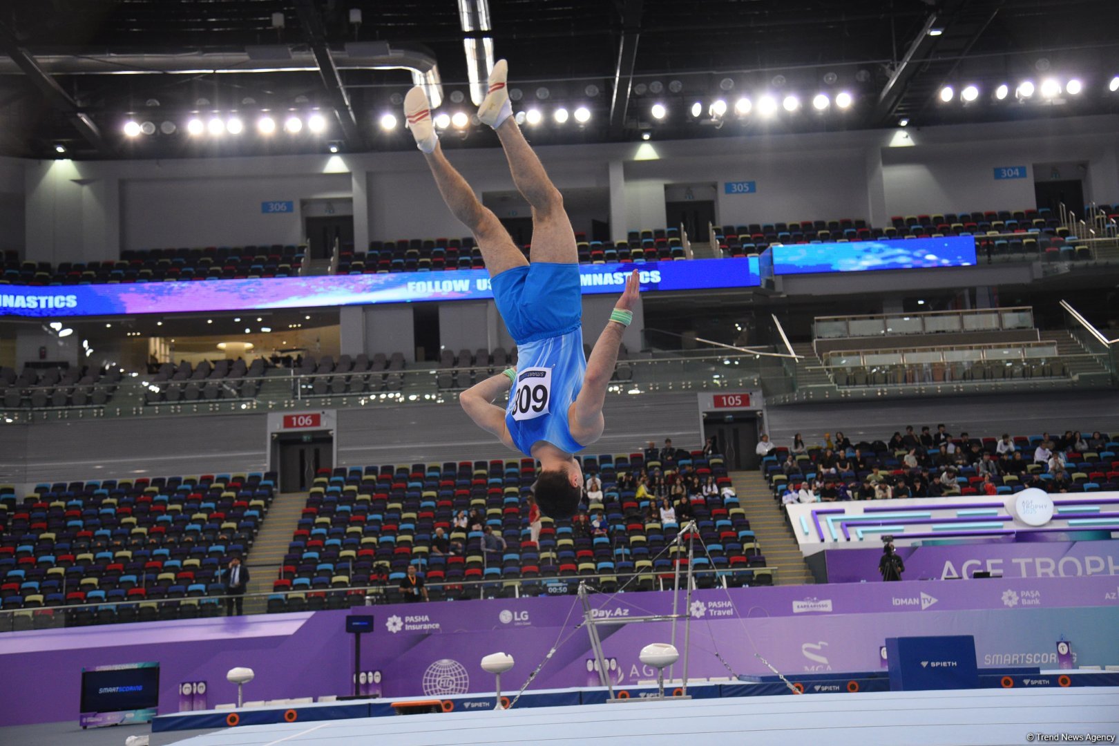 Bakıda idman gimnastikası üzrə Dünya Kubokunun final günü start götürüb (FOTO)