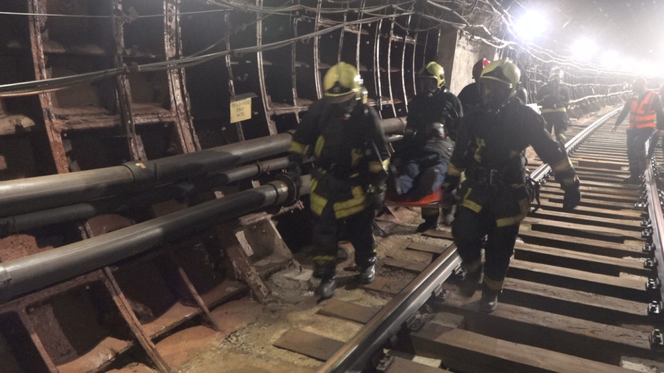 Fövqəladə Hallar Nazirliyi tərəfindən metroda təlim keçirilib (FOTO/VİDEO)