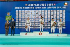 Azərbaycan cüdoçuları Antalya Avropa Kubokunda 3 medal qazandı (FOTO)