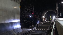 Fövqəladə Hallar Nazirliyi tərəfindən metroda təlim keçirilib (FOTO/VİDEO)