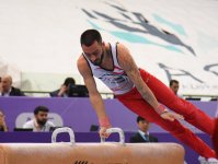 Bakıda idman gimnastikası üzrə Dünya Kubokunun sonuncu günü start götürüb (FOTO)